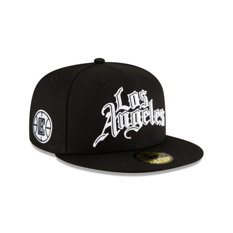 NBA Los Angeles Clippers City Edition 59Fifty Fitted (DDY5557) - Blue New Era Caps